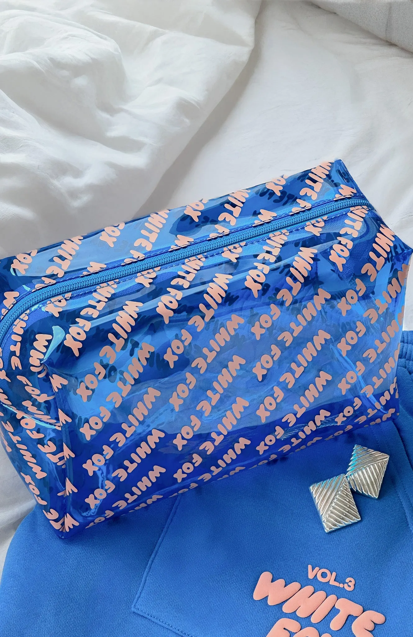 Offstage Cosmetic Case Azure sold by White Fox Boutique product image thumbnail 4