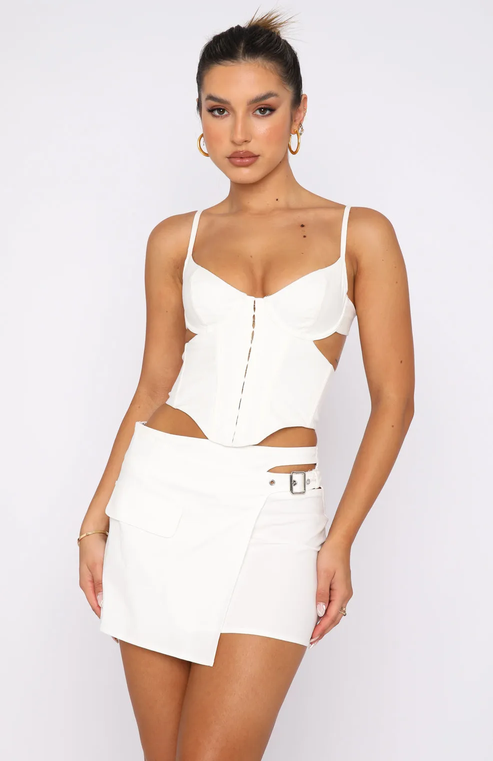 Matter Of Time Bustier White sold by White Fox Boutique product image thumbnail 2