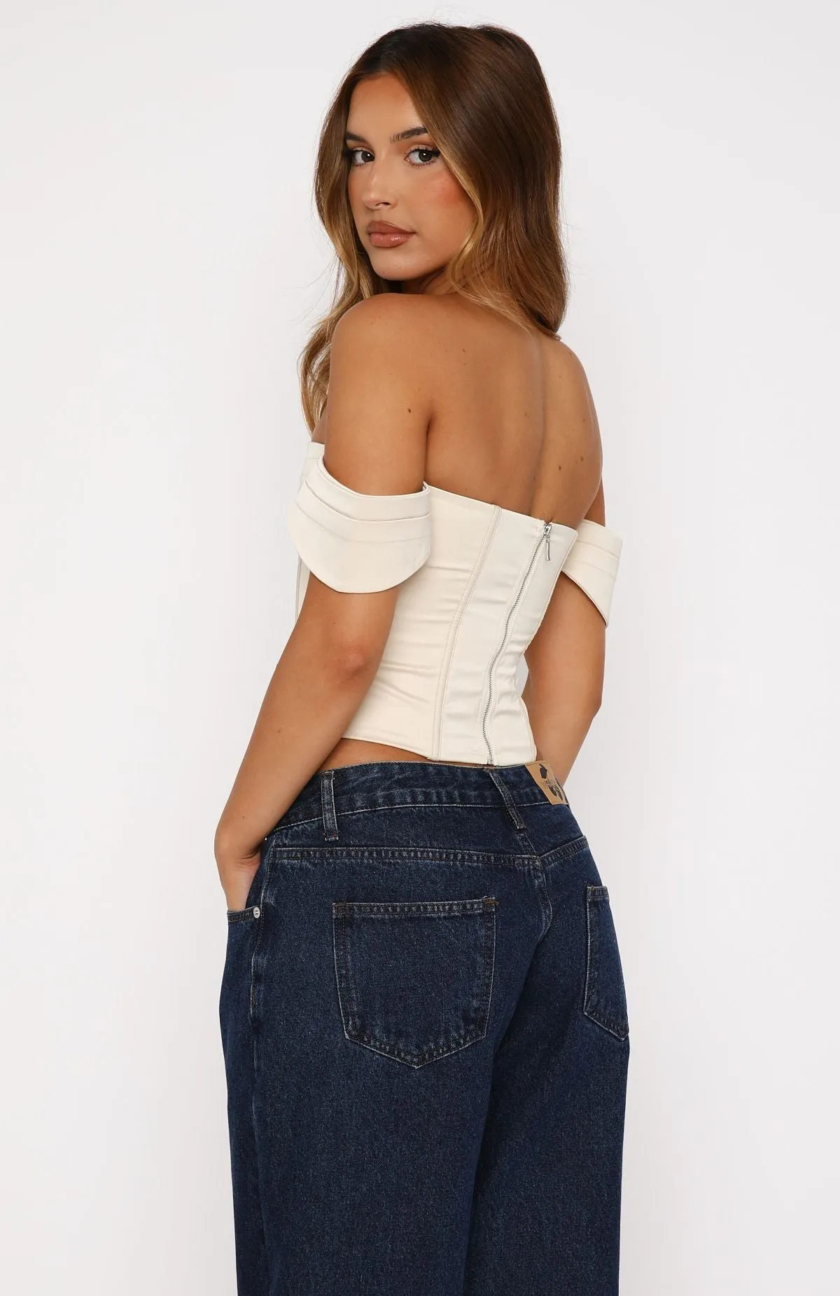 Midnight Magic Bustier Champagne sold by White Fox Boutique product image thumbnail 4