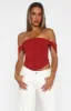 Midnight Magic Bustier Wine sold by White Fox Boutique