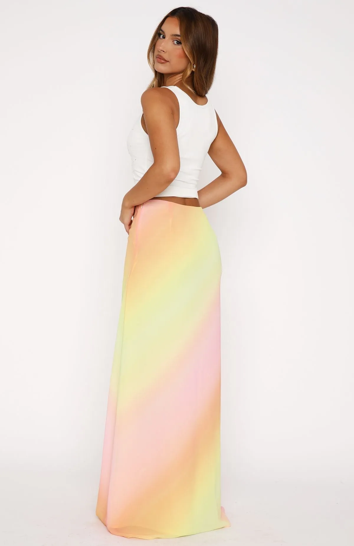 Our Love Maxi Skirt Rainbow sold by White Fox Boutique product image thumbnail 4