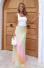 Our Love Maxi Skirt Rainbow sold by White Fox Boutique