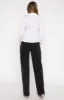 Grace Mid Rise Straight Leg Jeans Acid Black sold by White Fox Boutique