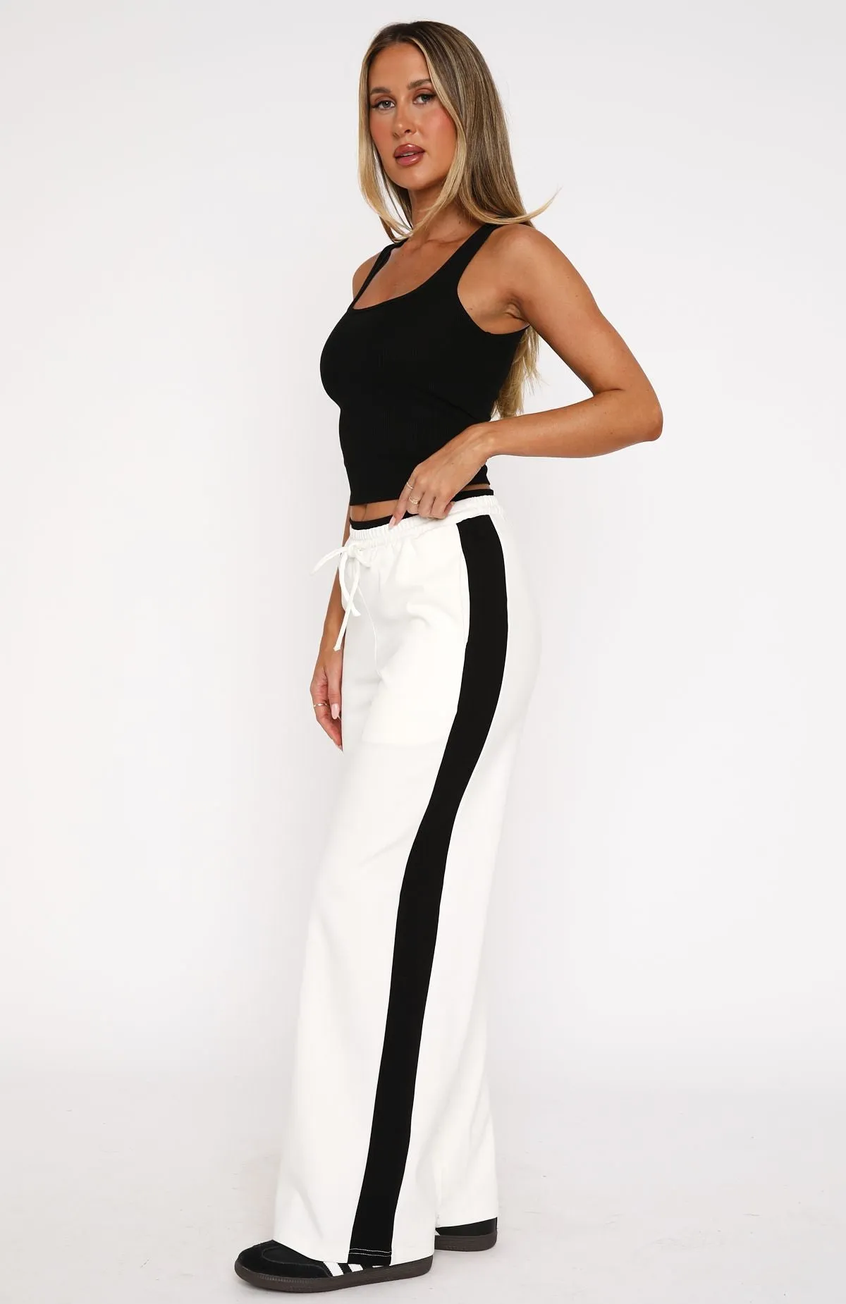 Past Mistakes Pants Cream sold by White Fox Boutique product image thumbnail 3