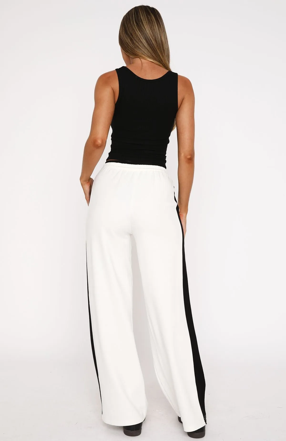 Past Mistakes Pants Cream sold by White Fox Boutique product image thumbnail 4