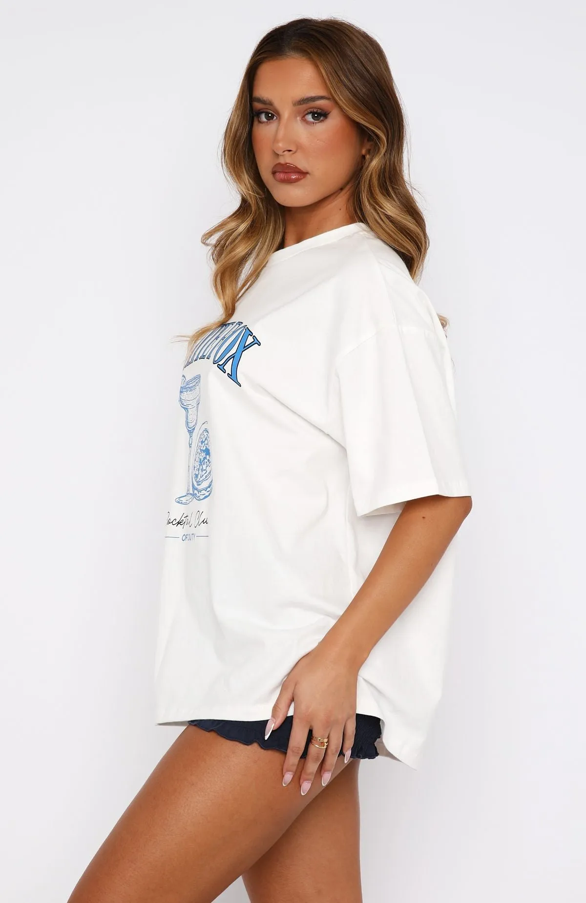 From Your Dreams Oversized Tee White sold by White Fox Boutique product image thumbnail 3