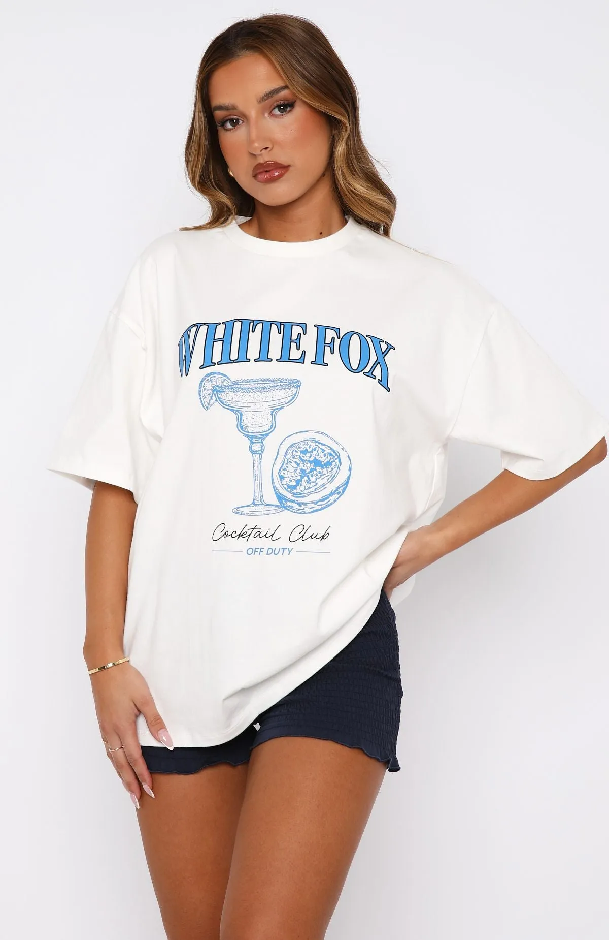 From Your Dreams Oversized Tee White sold by White Fox Boutique product image thumbnail 2