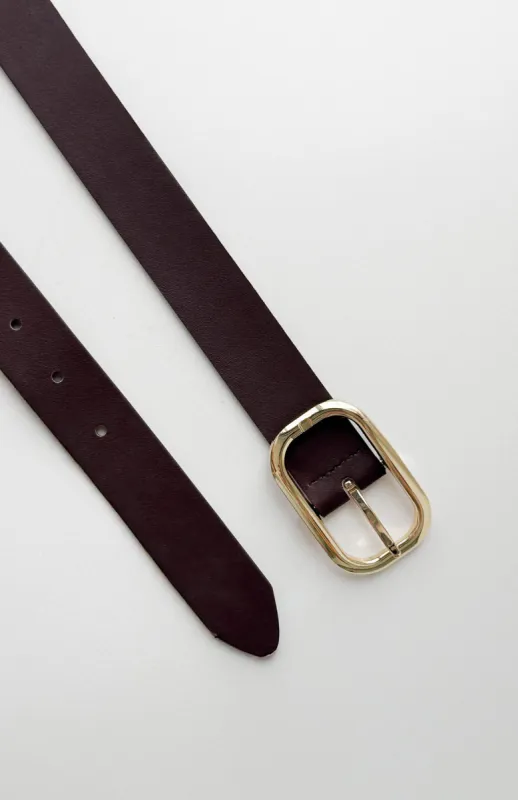 Kai Belt Chocolate sold by White Fox Boutique