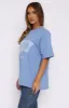 Give It Away Oversized Tee Dusty Blue sold by White Fox Boutique