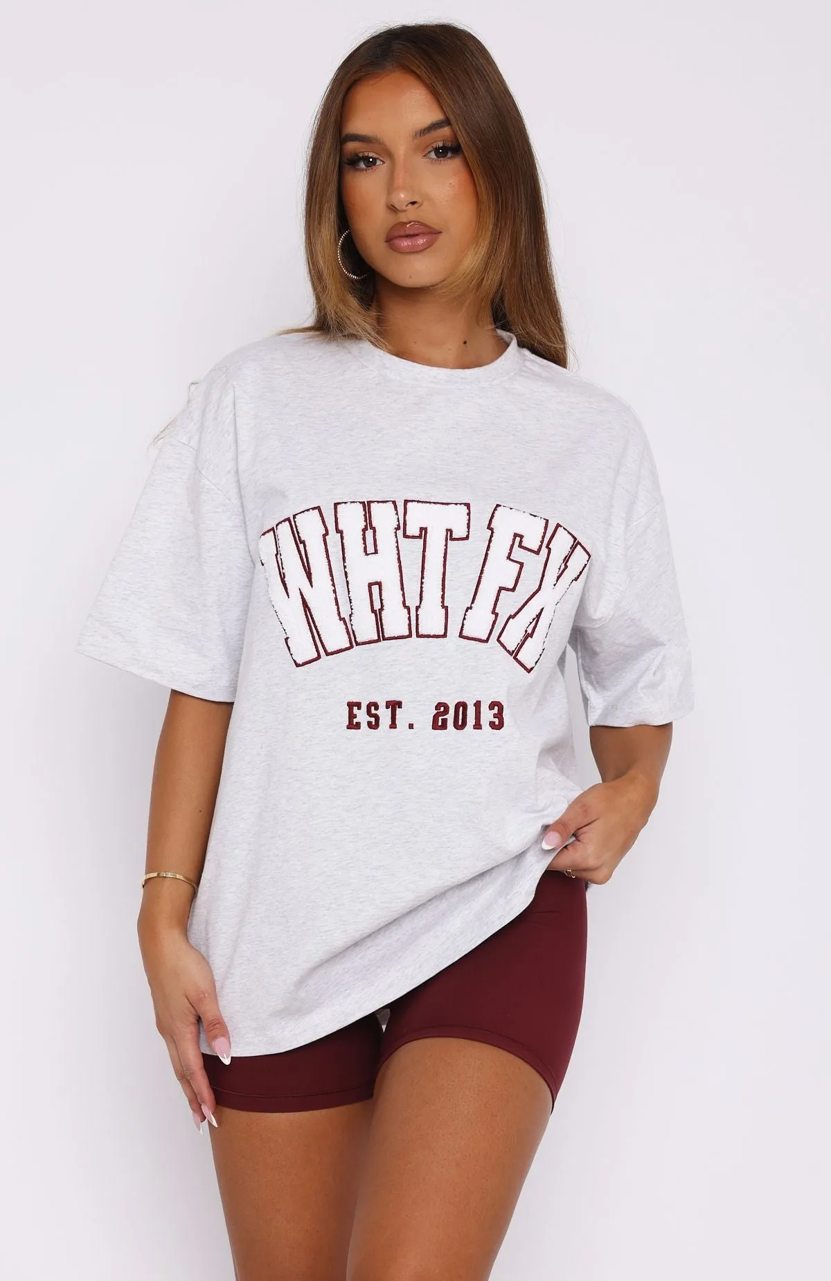 Give It Away Oversized Tee Grey Mist sold by White Fox Boutique product image thumbnail 2