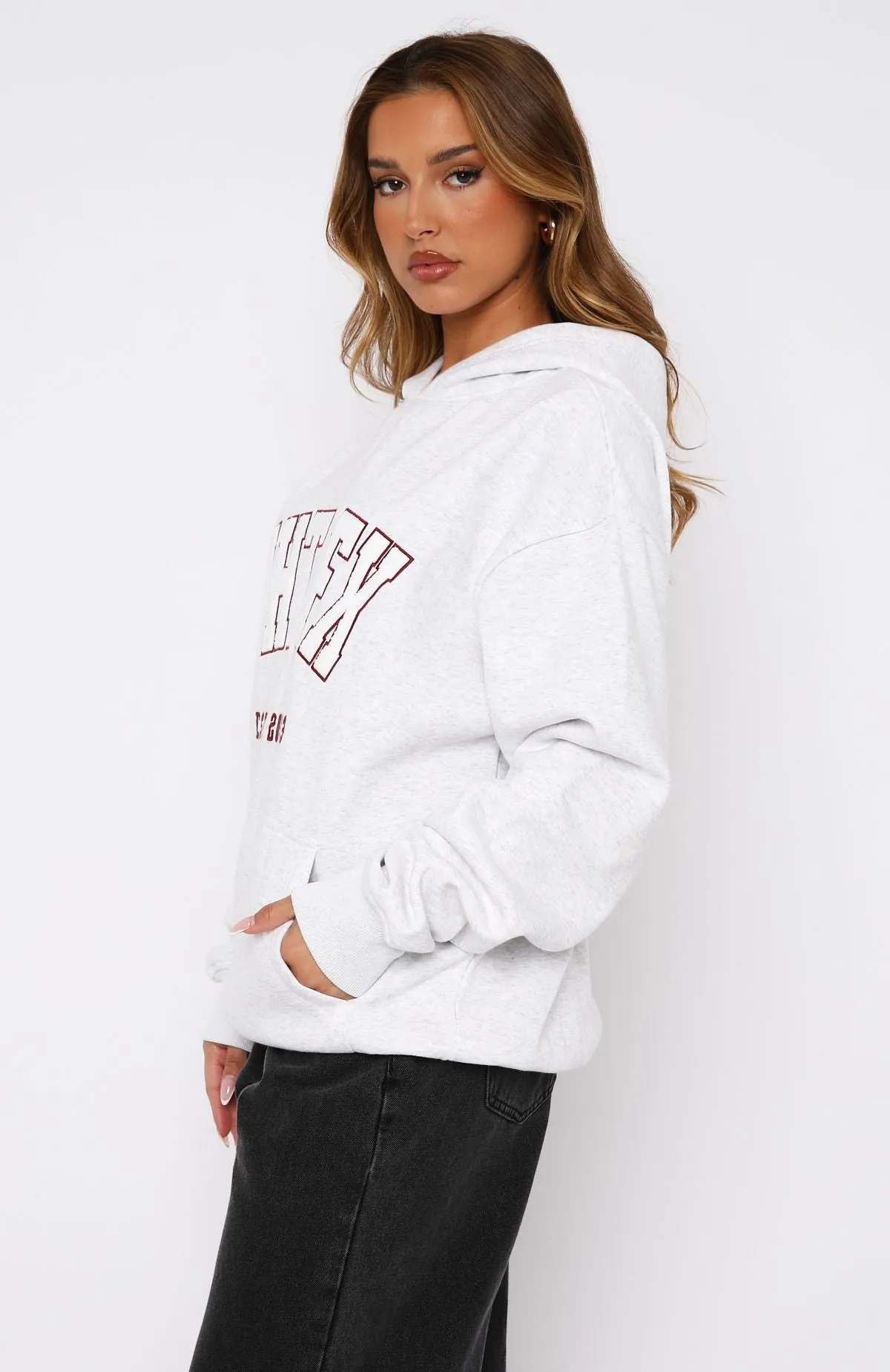 Give It Away Oversized Hoodie Grey Mist sold by White Fox Boutique product image thumbnail 3