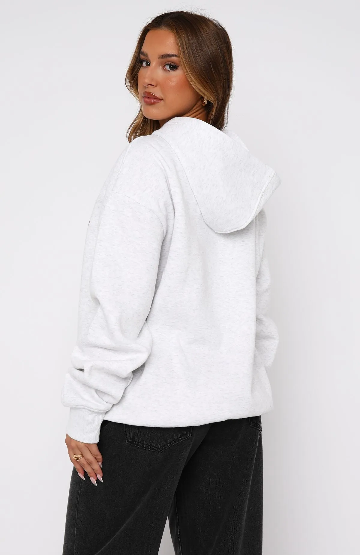 Give It Away Oversized Hoodie Grey Mist sold by White Fox Boutique product image thumbnail 4