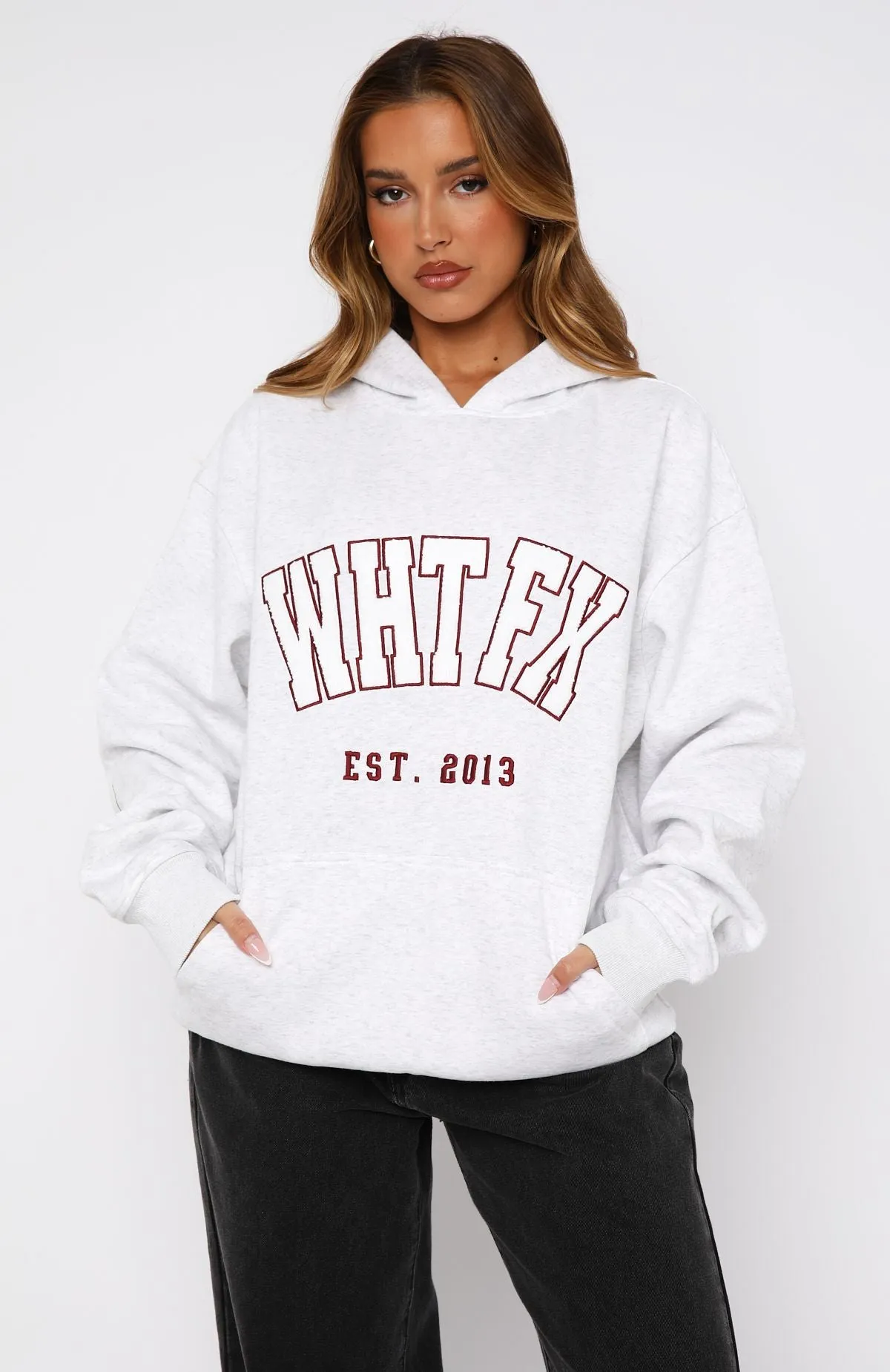 Give It Away Oversized Hoodie Grey Mist sold by White Fox Boutique product image thumbnail 2