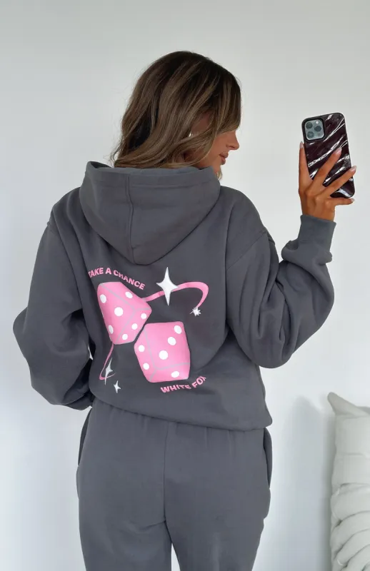 Always A Risk Oversized Hoodie Volcanic sold by White Fox Boutique