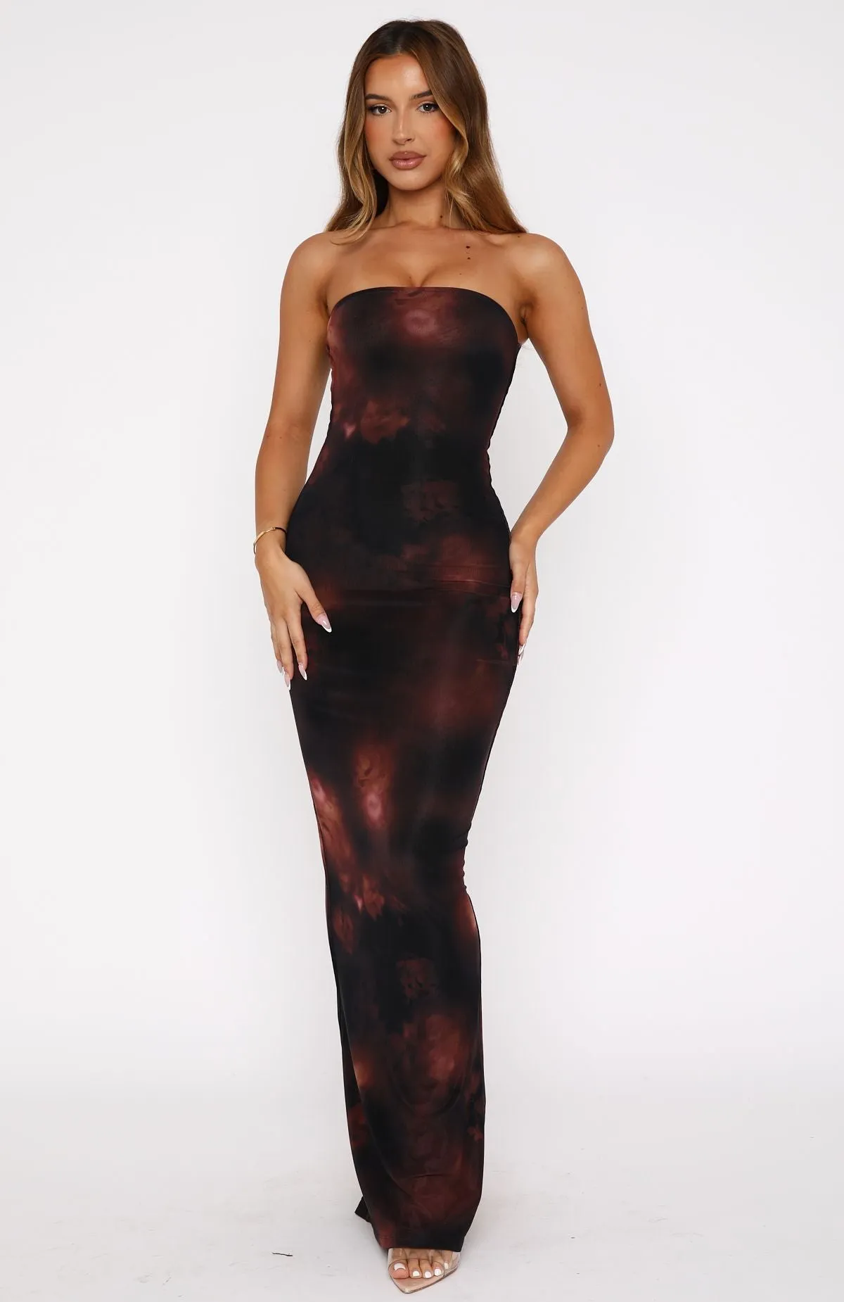 On A Trip Maxi Dress Auburn Embers sold by White Fox Boutique product image thumbnail 2