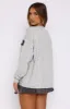 Set Me Free Knit Sweater Grey Marle sold by White Fox Boutique