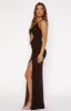 High Voltage Maxi Dress Chocolate sold by White Fox Boutique