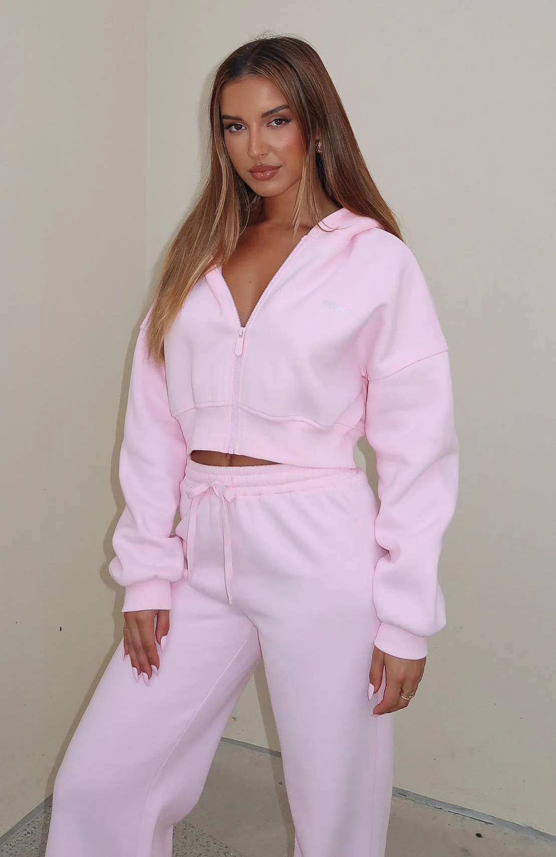 She's Effortless Cropped Hoodie Posy sold by White Fox Boutique