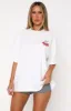 Done With The Games Oversized Tee White sold by White Fox Boutique