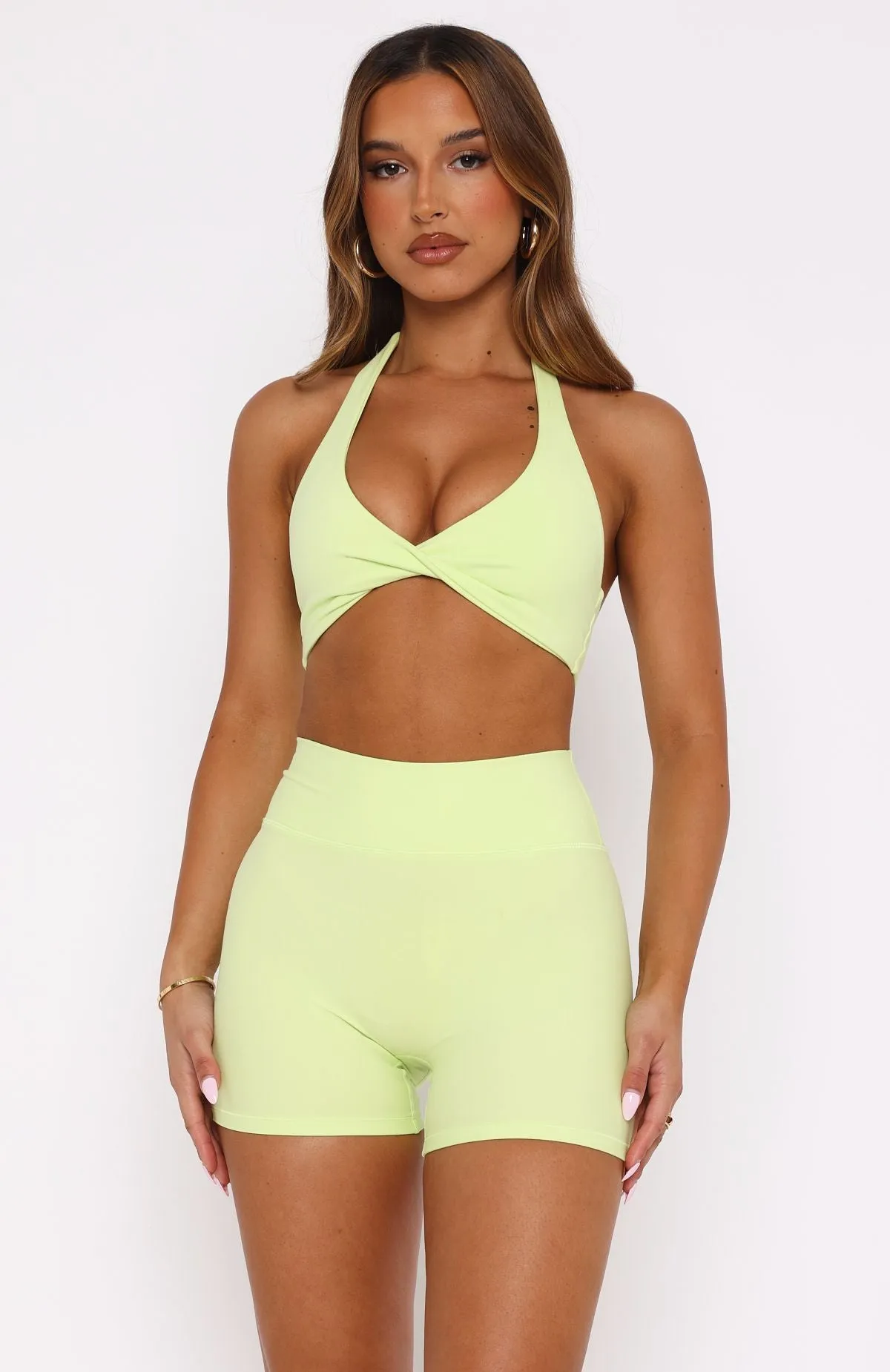 Velocity Sports Bra Citrus sold by White Fox Boutique product image thumbnail 3