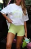 Down To The Wire Oversized Tee White sold by White Fox Boutique