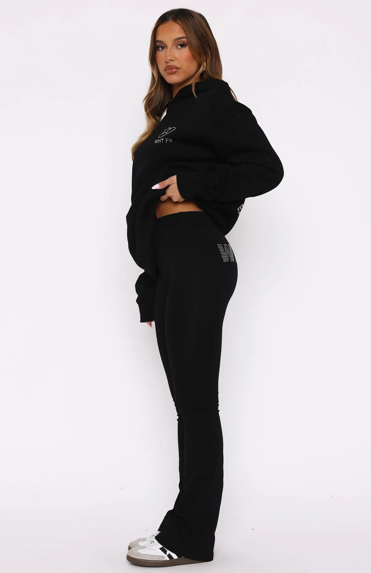 Always Shining Flare Pants Black sold by White Fox Boutique product image thumbnail 3