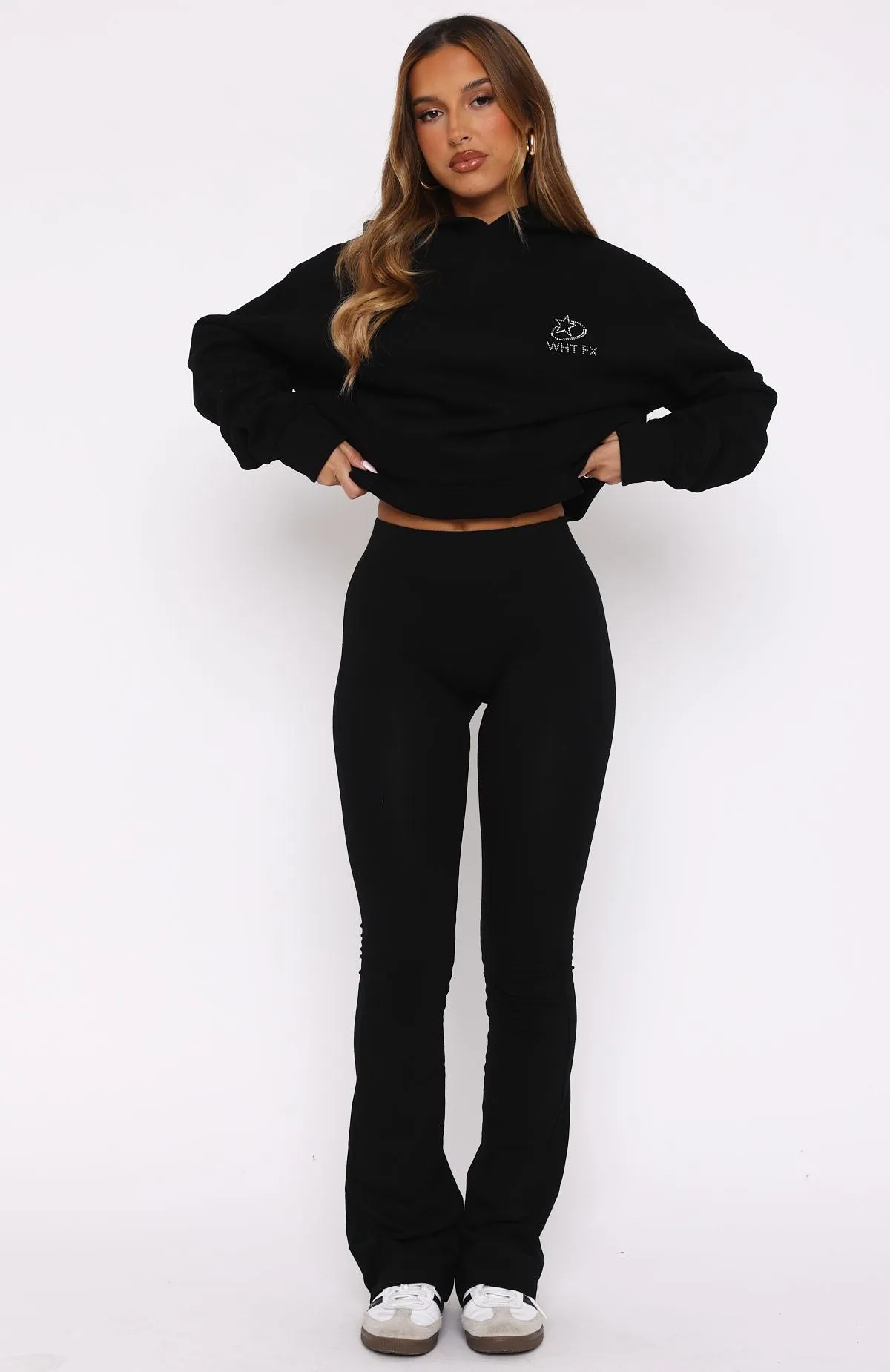 Always Shining Flare Pants Black sold by White Fox Boutique product image thumbnail 2
