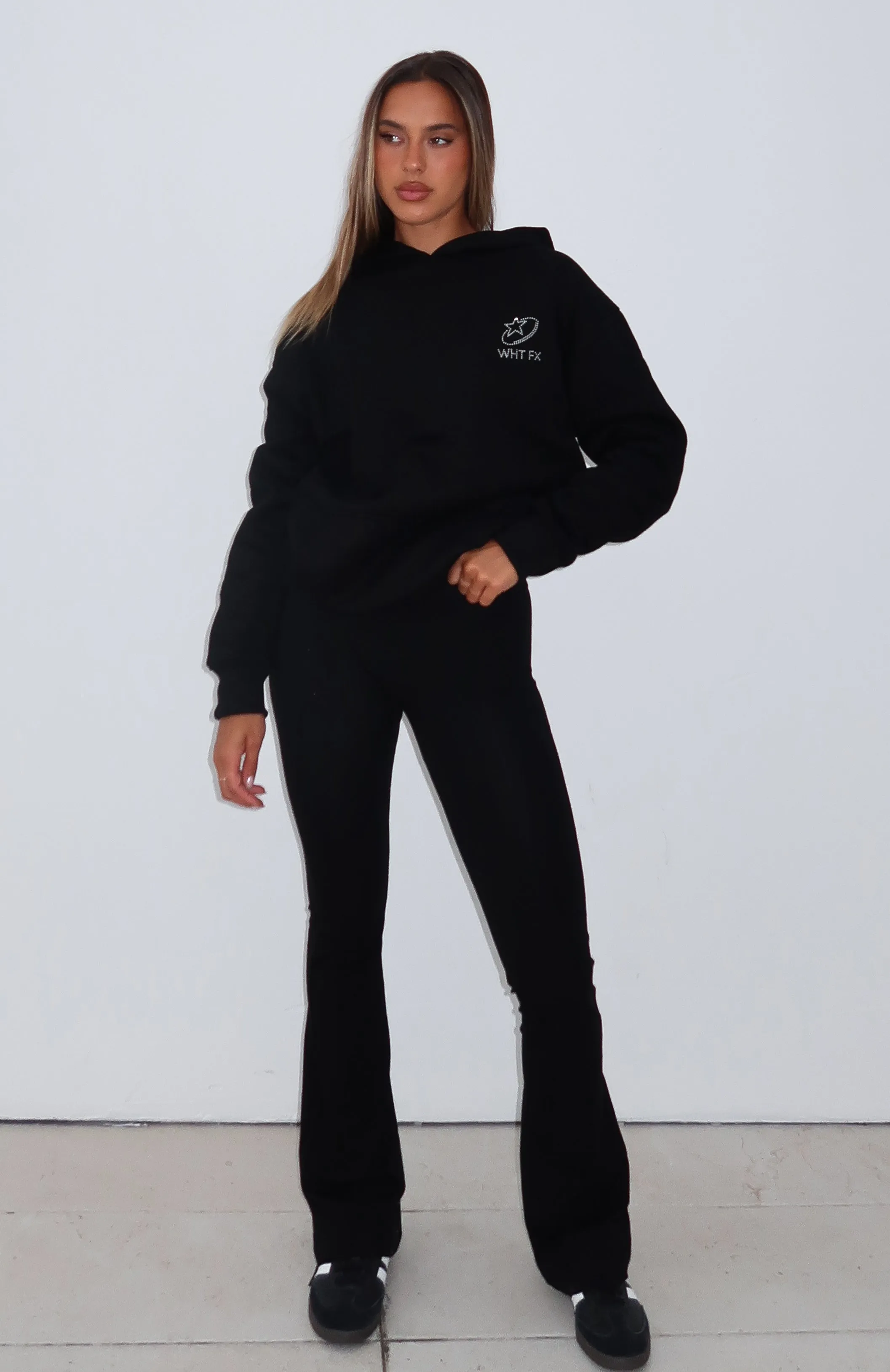 Always Shining Flare Pants Black sold by White Fox Boutique product image thumbnail 5