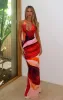Kiwi Kisses Maxi Dress Sunset Petal sold by White Fox Boutique