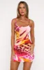 Maybe Later Mini Dress Orchid Sun sold by White Fox Boutique
