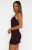 Midnight Snack Mini Dress Wine sold by White Fox Boutique