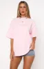 Tropic Time Oversized Tee Pink sold by White Fox Boutique