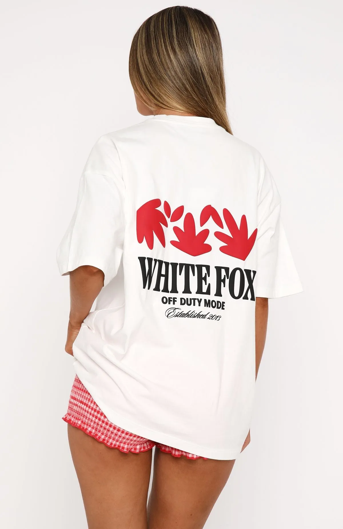Exclusive Invite Oversized Tee White sold by White Fox Boutique product image thumbnail 4