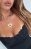 Romy Necklace Gold/Red sold by White Fox Boutique