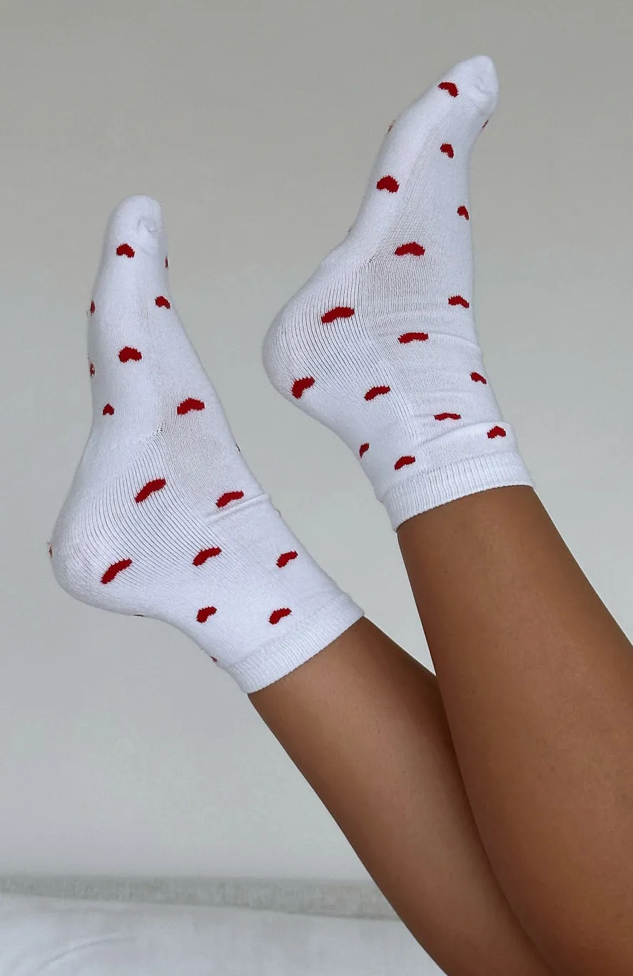 Lazy Days Socks White sold by White Fox Boutique product image thumbnail 3