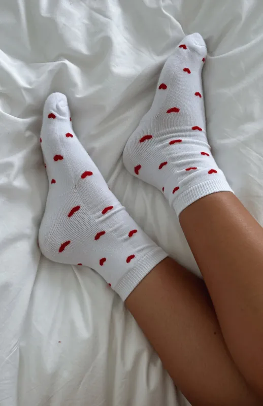 Lazy Days Socks White sold by White Fox Boutique