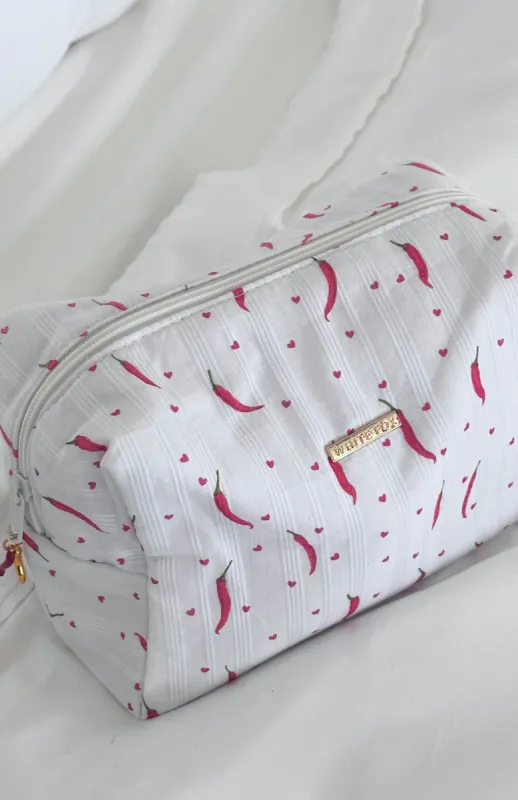 Later Love Cosmetic Bag Chilli Dream sold by White Fox Boutique