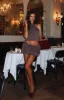 Runaway Heart Mini Skort Chocolate Polka Dot sold by White Fox Boutique