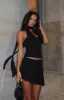 Match Maker Mini Skirt Black sold by White Fox Boutique