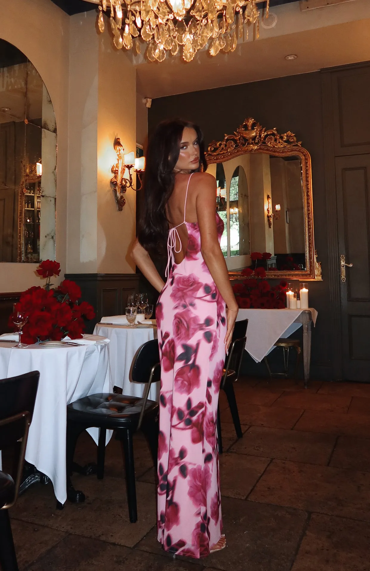 Lost Stars Maxi Dress Blush Romance sold by White Fox Boutique