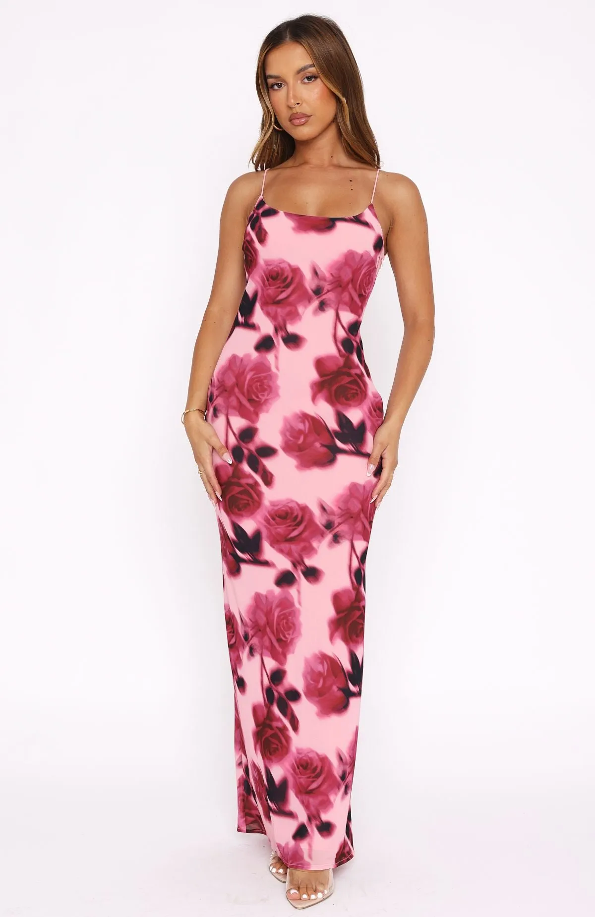 Lost Stars Maxi Dress Blush Romance sold by White Fox Boutique product image thumbnail 2