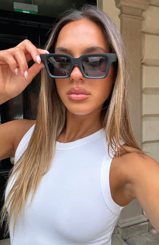 Victor Sunglasses Matte Black made by White Fox Boutique