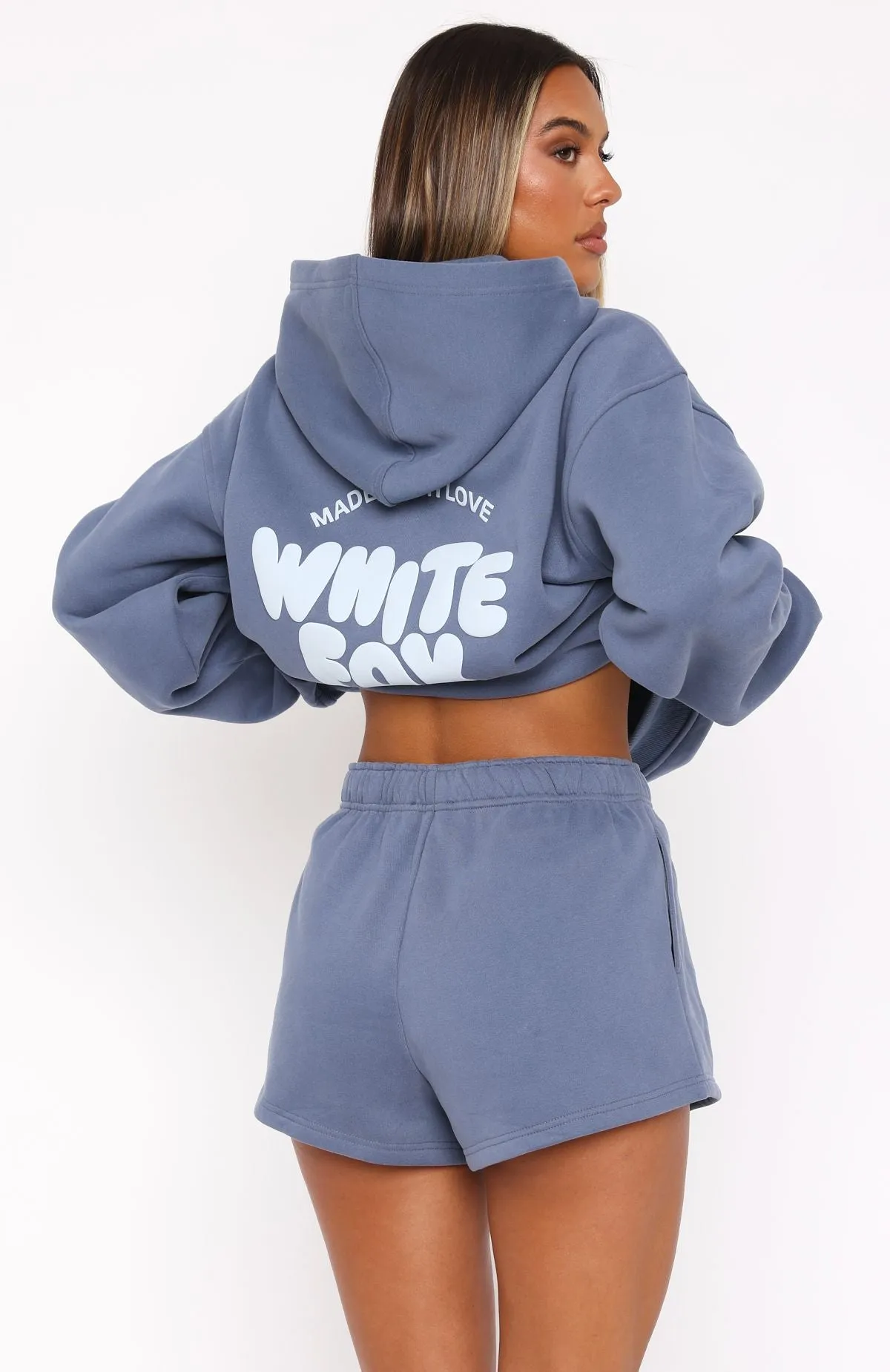 With Love For You Lounge Shorts Ocean sold by White Fox Boutique product image thumbnail 4