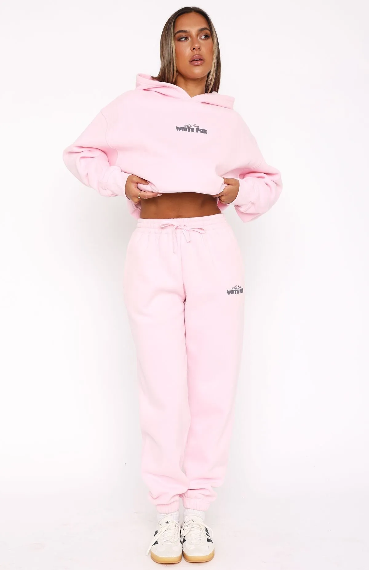 With Love In The Moment Sweatpants Pink sold by White Fox Boutique product image thumbnail 3