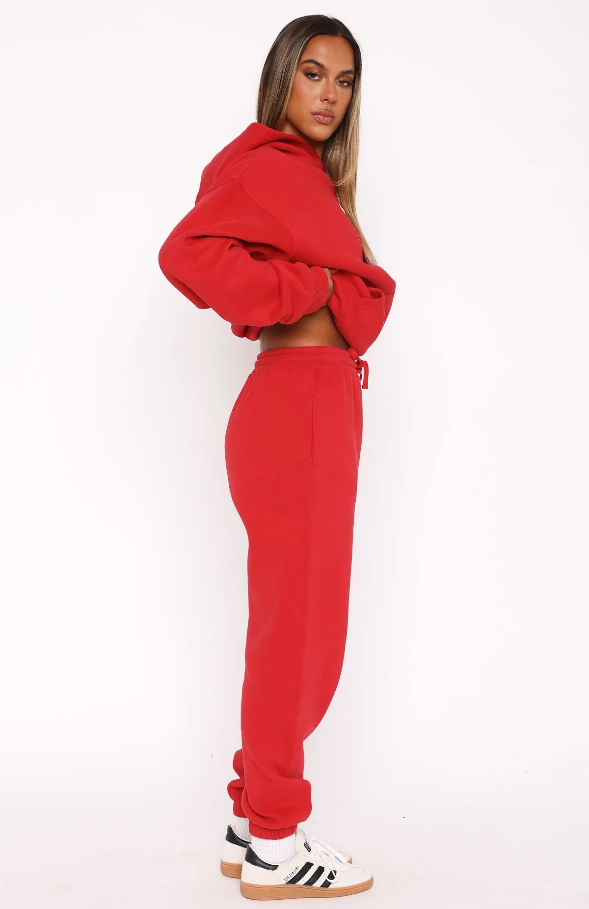 With Love In The Moment Sweatpants Red sold by White Fox Boutique product image thumbnail 3