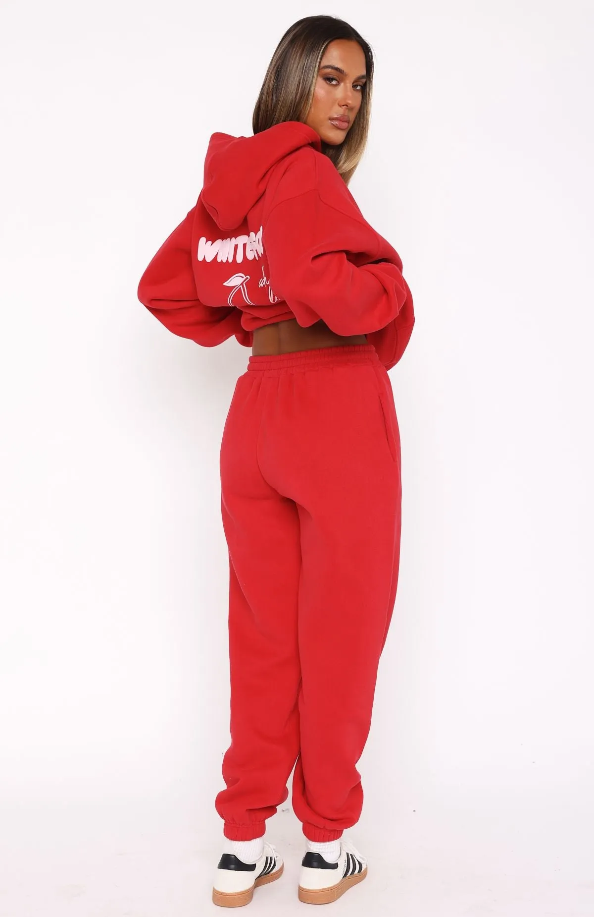 With Love In The Moment Sweatpants Red sold by White Fox Boutique product image thumbnail 4