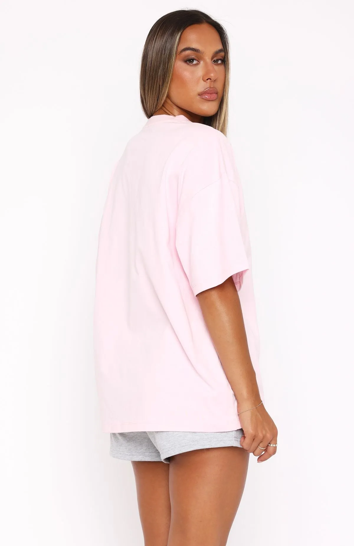 With Love In The Moment Oversized Tee Pink sold by White Fox Boutique product image thumbnail 4