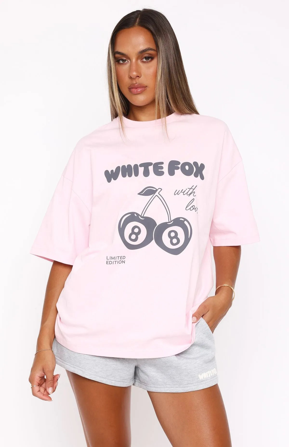 With Love In The Moment Oversized Tee Pink sold by White Fox Boutique product image thumbnail 2