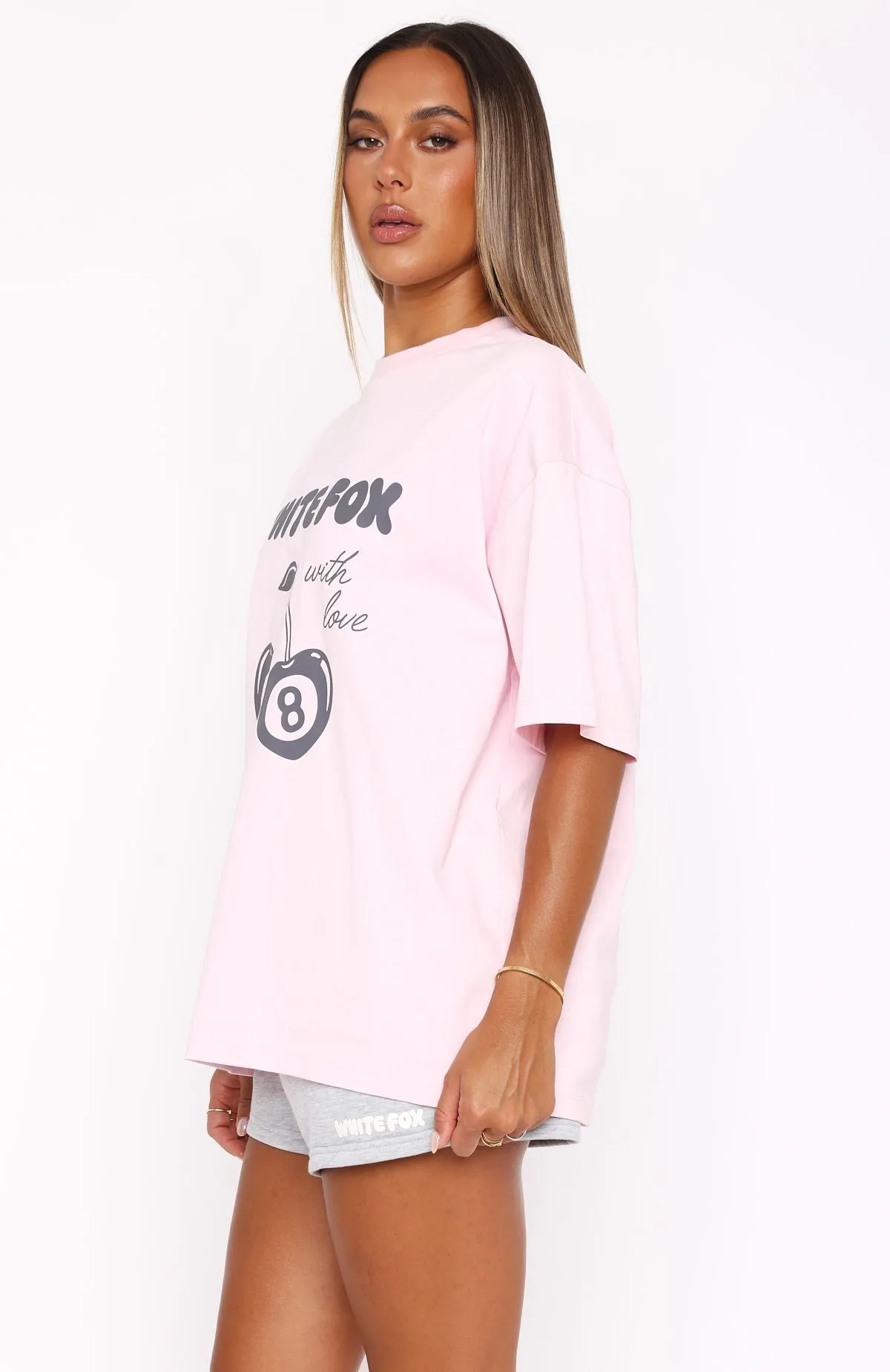 With Love In The Moment Oversized Tee Pink sold by White Fox Boutique product image thumbnail 3