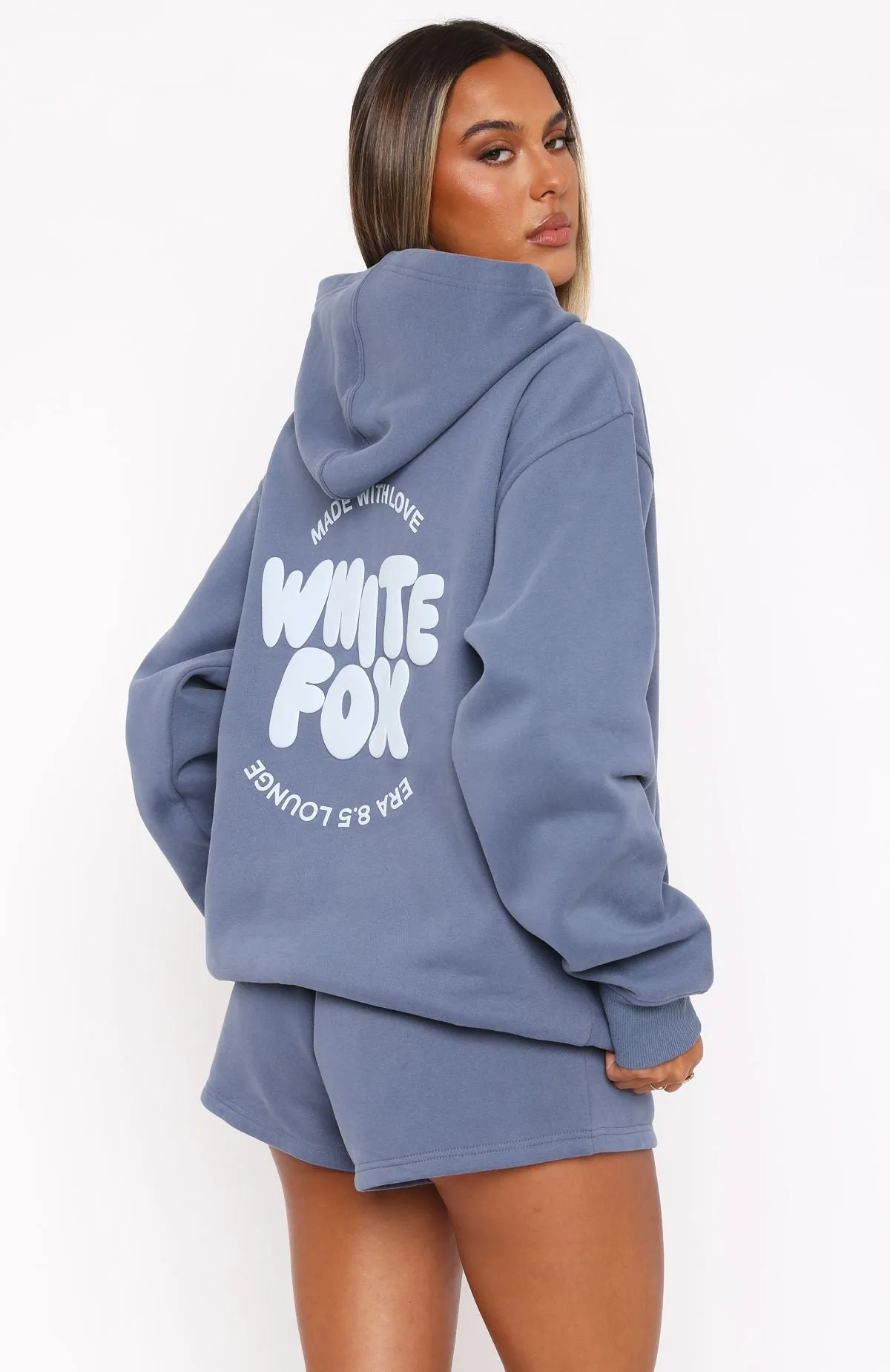 With Love For You Oversized Hoodie Ocean sold by White Fox Boutique product image thumbnail 5